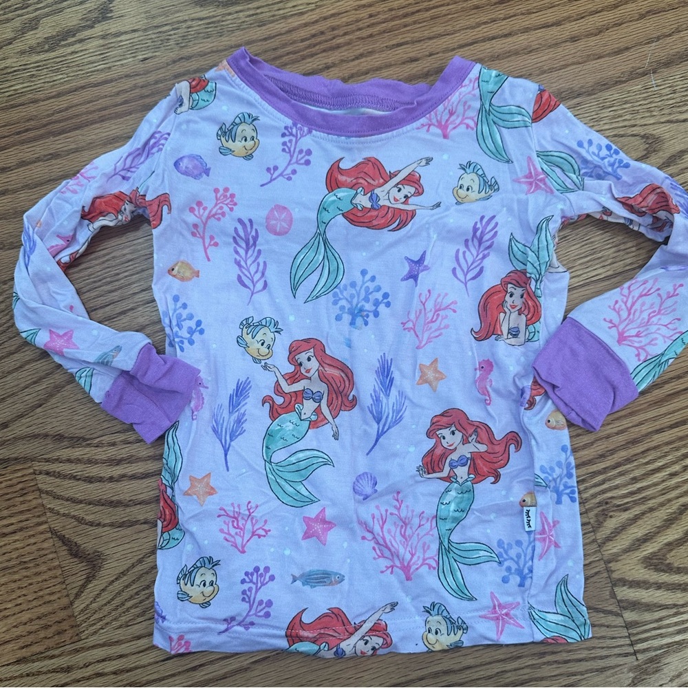 Little Sleepies Disney Ariel Part of Her World Two Piece Pajama Set